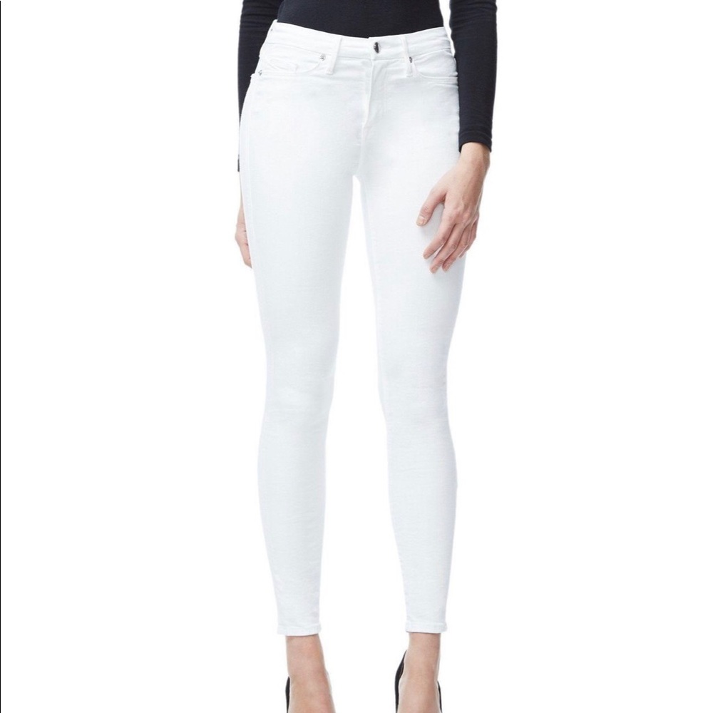 Good American Good legs white jeans